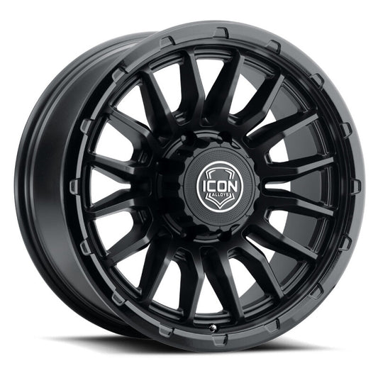 ICON 8320908955DB Alloys Cajon 20x9 / 8x180 / 12mm / 5.5in BS Double Black Wheel
