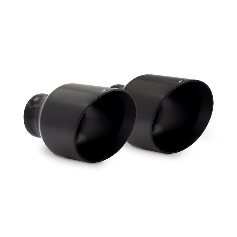 Mishimoto MMEXH-TIP-MOPARBK 15-23 Dodge Charger/Challenger Muffler Tip Pair - 5in - Black