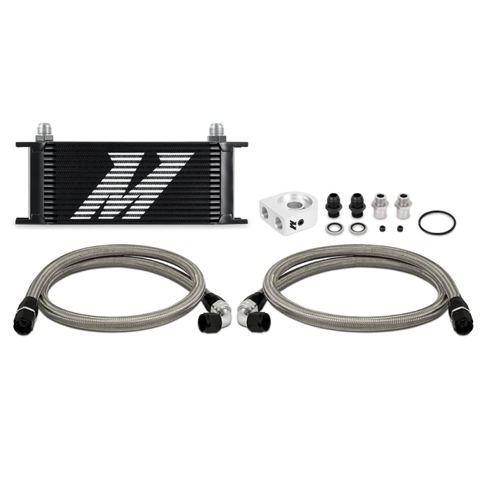 Mishimoto MMOC-U16BK Universal Oil Cooler Kit 16-Row Black