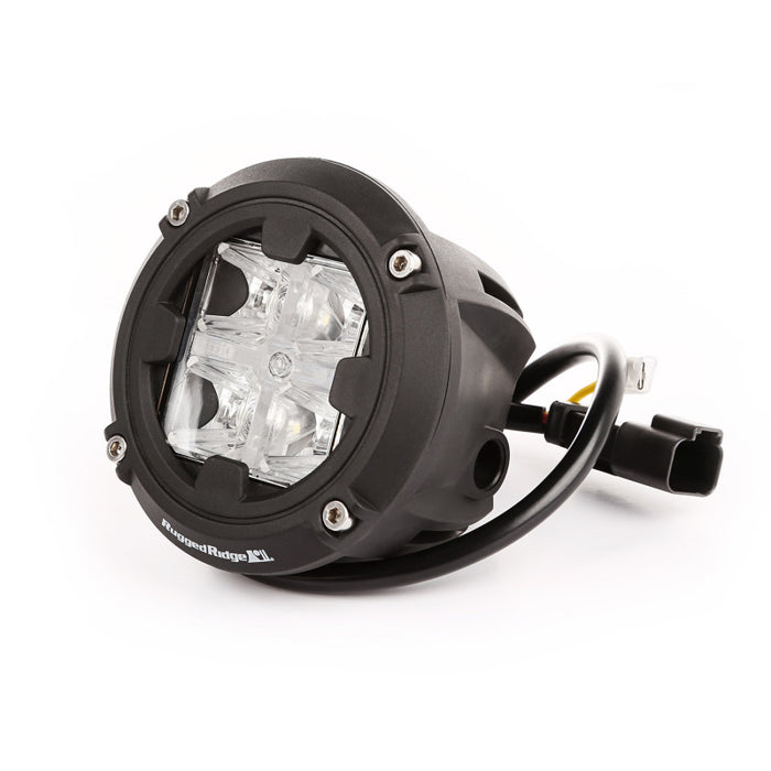 Rugged Ridge 15209.31 Round LED Light 3.5in Combo High/Low Beam