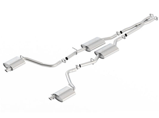 Borla 140650 2015 Dodge Challenger 3.6L V6 ATAK Catback Exhaust No Tips Factory Valance