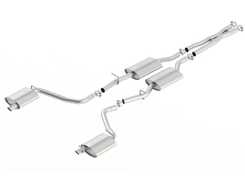 Borla 140650 2015 Dodge Challenger 3.6L V6 ATAK Catback Exhaust No Tips Factory Valance