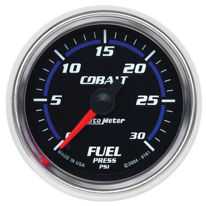 AutoMeter 6161 Autometer Cobalt 52mm 0-30 PSI Full Sweep Electronic Fuel Pressure Gauge