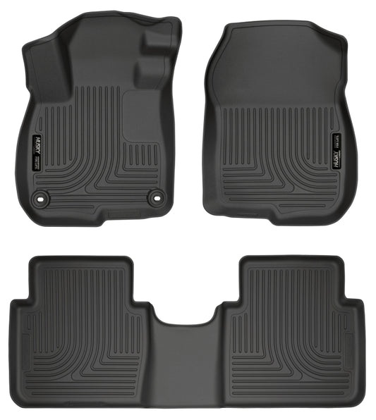 Husky Liners 99401 2017 Honda CR-V Weatherbeater Black Front & 2nd Seat Floor Liners