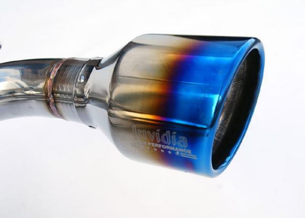 Invidia HS12SSTG3T Subaru BRZ / Scion FRS Q300 w/ Rolled Titanium Tips Cat- Back Exhaust (Blue Edge)