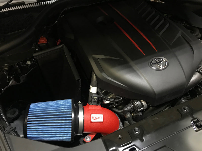 Injen SP2300WR 2020 Toyota Supra L6-3.0L Turbo (A90) SP Cold Air Intake System - Wrinkle Red