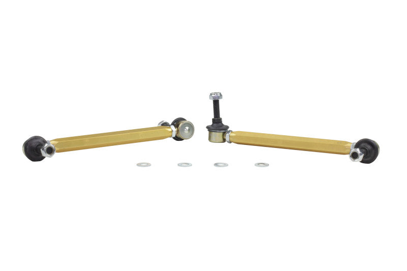 Whiteline KLC106 02-06 Mini Cooper S Front Swaybar link kit-Adjustable ball end links