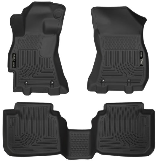 Husky Liners 99671 2015 Subaru Legacy/Outback Weatherbeater Black Front & 2nd Seat Floor Liners