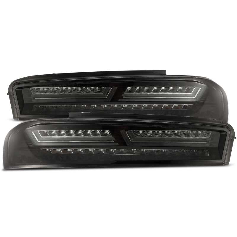 AlphaRex 610010 16-18 Chevrolet Camaro PRO-Series LED Tail Lights Jet Black