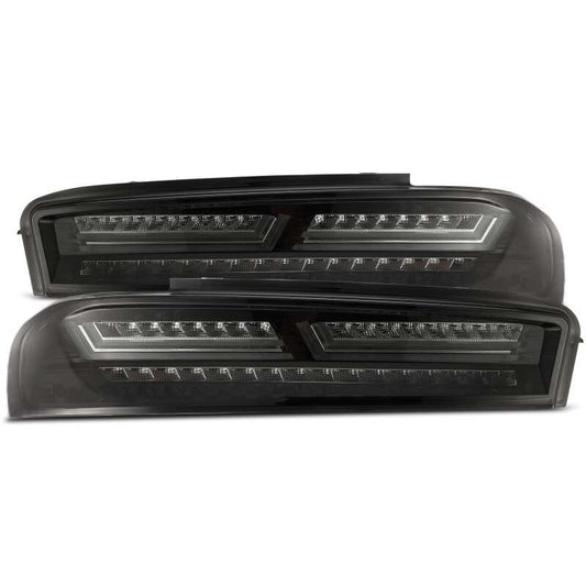 AlphaRex 610010 16-18 Chevrolet Camaro PRO-Series LED Tail Lights Jet Black