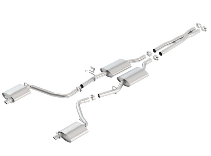 Borla 140685 15-16 Dodge Charger 3.6L V6 S-Type Cat Back Exhaust (Uses Factory Valence)