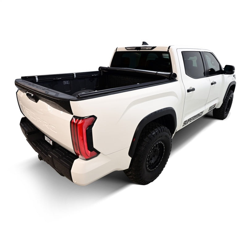 Westin 19-10285 22-24 Toyota Tundra 5.5ft. Bed Soft Roll Tonneau Cover - Black