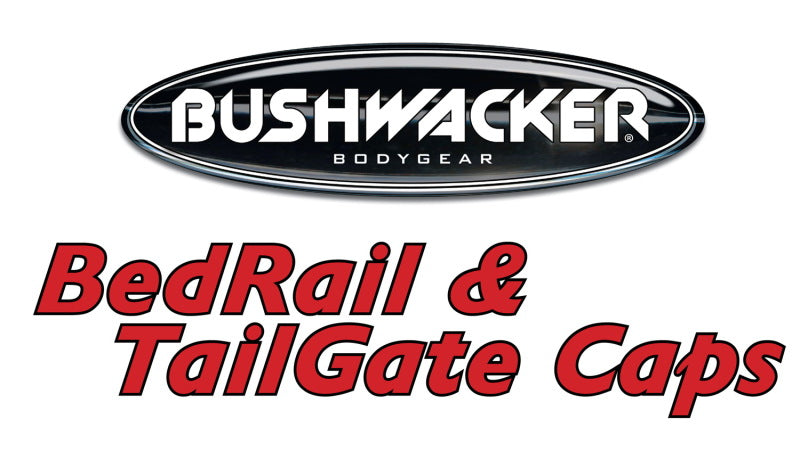 Bushwacker 58510 02-08 Dodge RAM 1500 Fleetside Bed Rail Caps 96.0in Bed - Black