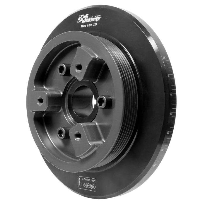 Fluidampr 840821 90-05 Toyota 1JZ/2JZ I6 Steel 8.5in Dia Dry Sump Pulley Internally Balanced Damper