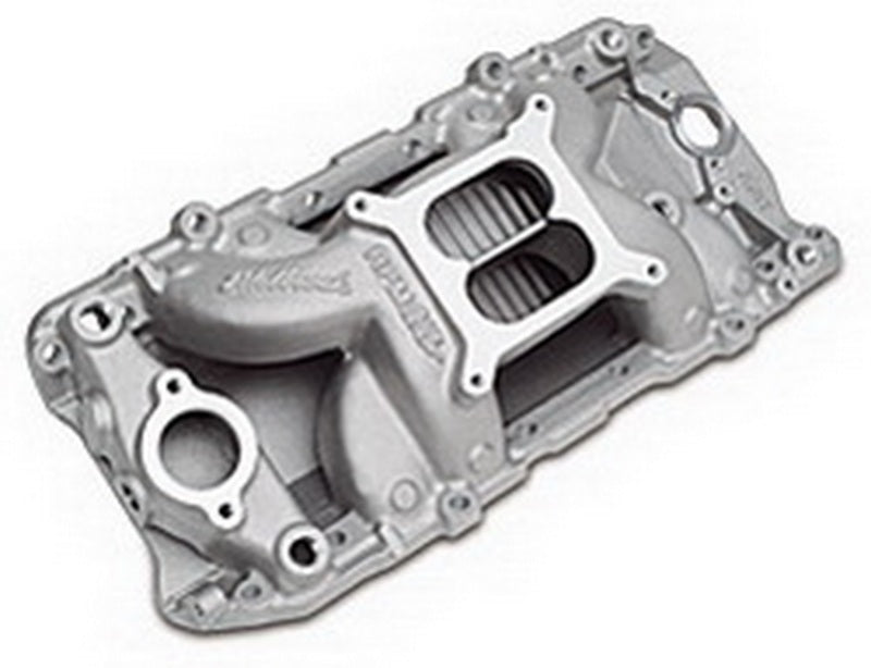 Edelbrock EDE75611 BBC Performer RPM A/G Manifold- O/P- Polished