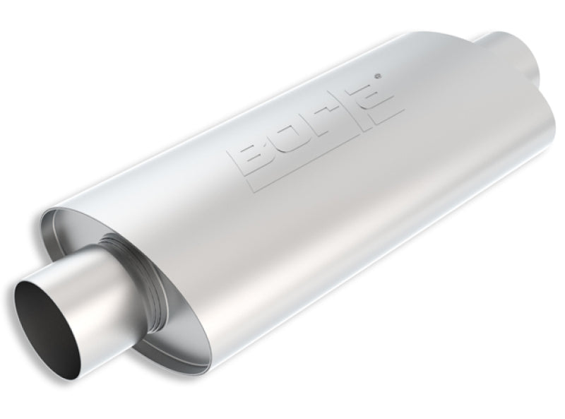 Borla 40945 XR-1 Racing Sportsman 3.5in. Outlet / 3.5in Inlet Oval Muffler