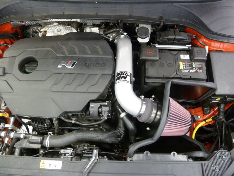 K&N Engineering 69-5330TS K&N Typhoon 2022 Hyundai Kona N L4-2.0L F/I Turbo Performance Air Intake System