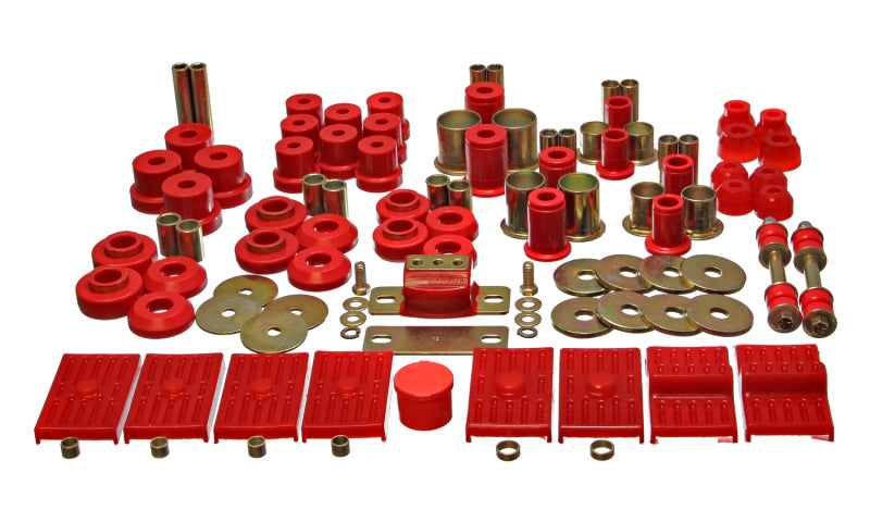 Energy Suspension 3.18117R 76-79 Firebird / 75-79 Nova Red Hyper-flex Master Bushing Set