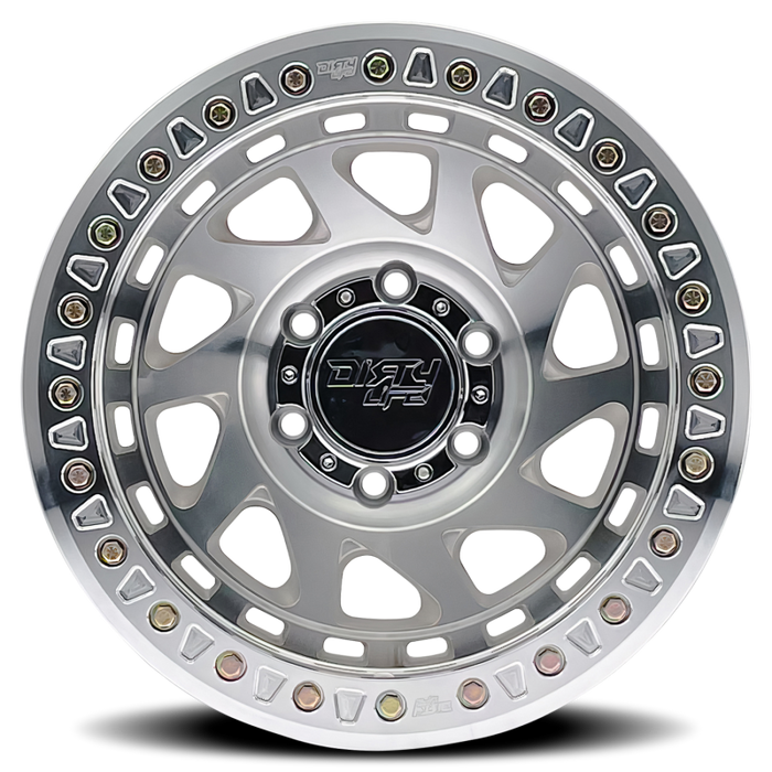 Dirty Life 9313-7973M12 9313 Enigma Race 17x9 / 5x127 BP / -12mm Offset / 78.1mm Hub Machined Wheel