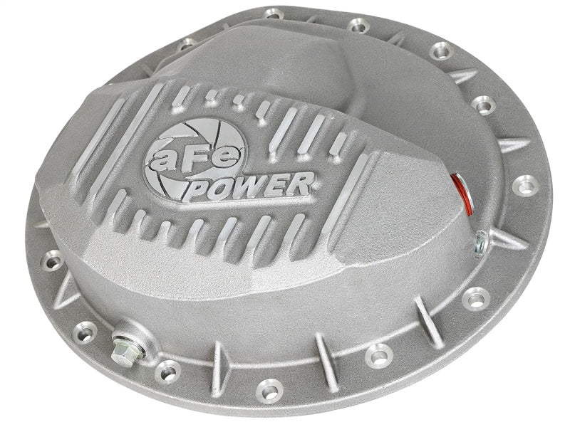 aFe 46-70040 Front Differential Cover (Raw; Street Series); Dodge Diesel Trucks 03-12 L6-5.9/6.7L (td)