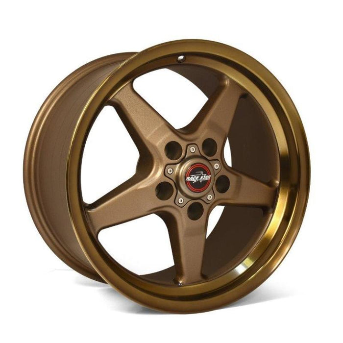 Race Star 92-705154BZ 92 Drag Star Bracket Racer 17x10.5 5x4.50BC 7.625BS Bronze Wheel