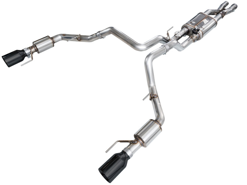 AWE Tuning 3025-33852 AWE Gen 3 Raptor R SwitchPath Exhaust - Diamond Black Tips