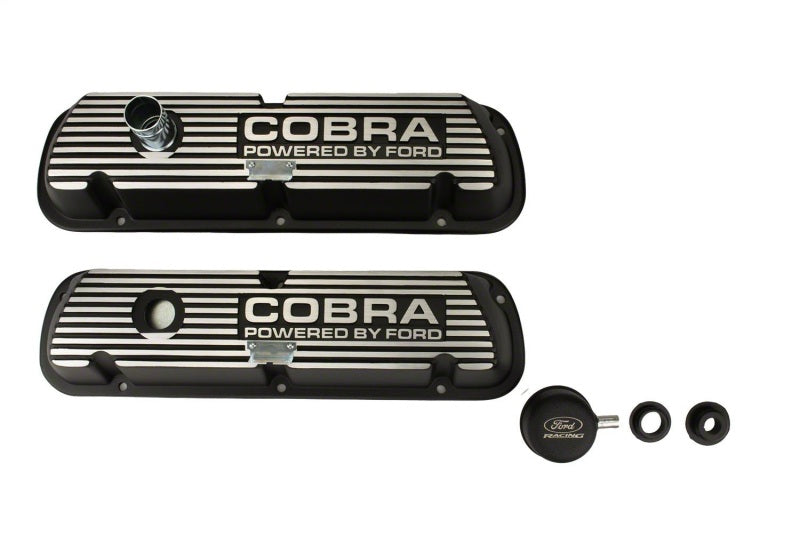 Ford Racing M-6582-A Black Satin Valve Cover Cobra