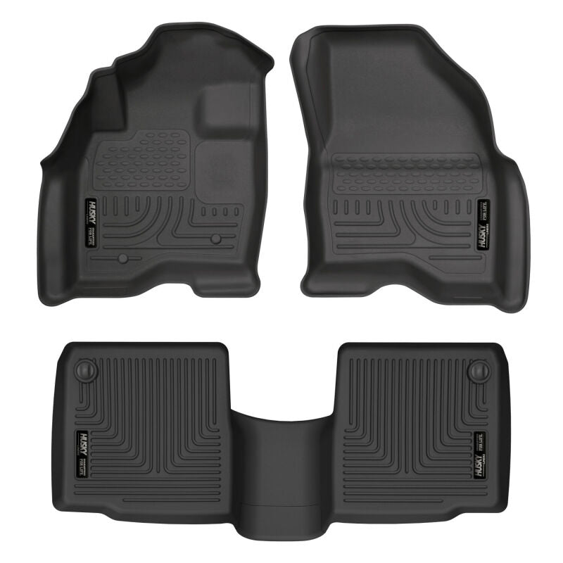 Husky Liners 98761 11-12 Ford Explorer WeatherBeater Combo Black Floor Liners
