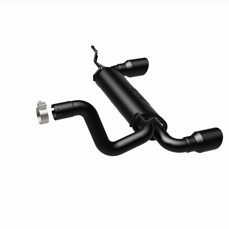 Magnaflow 19388 MagnaFlow 2018+ Jeep Wrangler 3.6L Dual Black Tip Axle-Back Exhaust