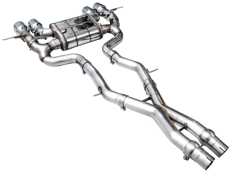 AWE Tuning 3025-42487 23-24 BMW G87 M2 SwitchPath Edition Exhaust - Chrome Silver Tips