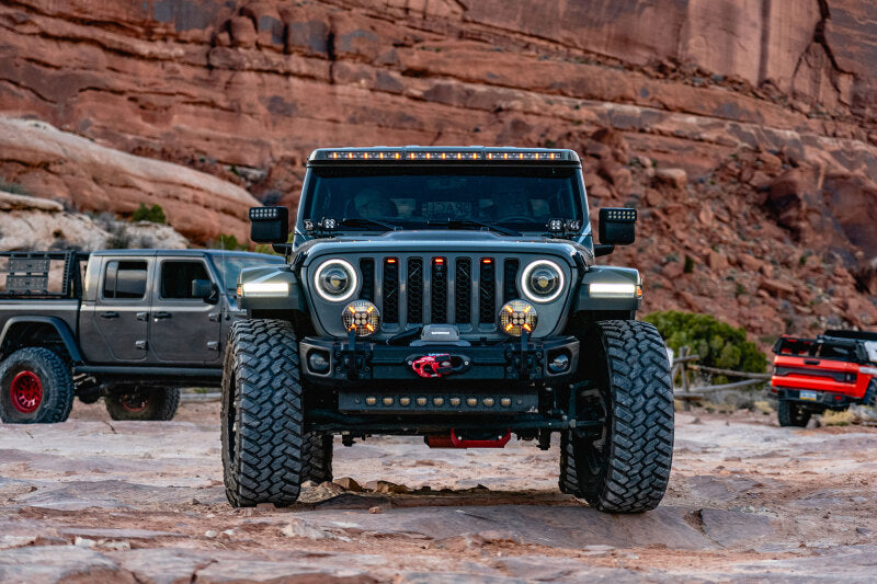 ORACLE Lighting 5917-023 Oracle Jeep Wrangler JL/Gladiator JT Integrated Windshield LED Light Bar System
