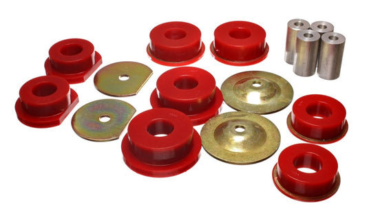 Energy Suspension 5.4114R Dodge 08-10 Challenger/ 07-10 Charger/05-08 Magnum RWD Red Rear Subframe Bushings