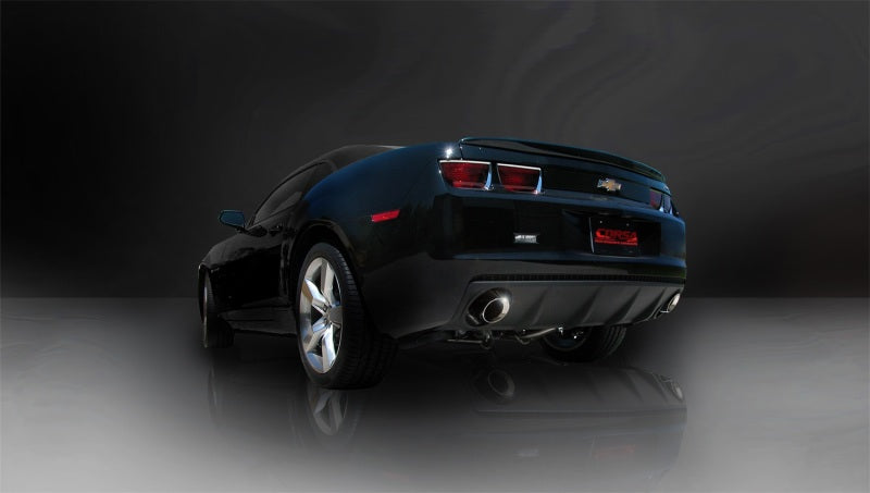 CORSA Performance 14952 Corsa 2010-2015 Chevrolet Camaro Coupe SS 6.2L V8 Auto Polished Sport Cat-Back + XO Exhaust