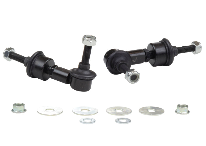 Whiteline KLC157 5/05+ Ford Focus / 04+ Mazda 3 BK Rear Swaybar Link Kit H/Duty Adj Steel Ball