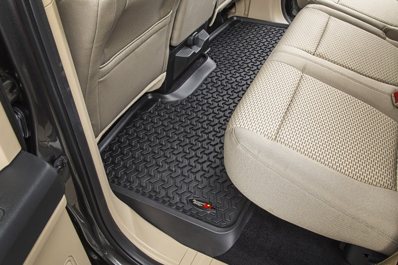 Rugged Ridge 82987.05 Floor Liner Front/Rear Black 2015-2017 Ford F-150 / Raptor