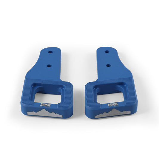 Mishimoto BNTH-F150-17BL 2017+ Ford Raptor / 2009+ Ford F150 Borne Off-Road Billet Tow Hooks - Blue