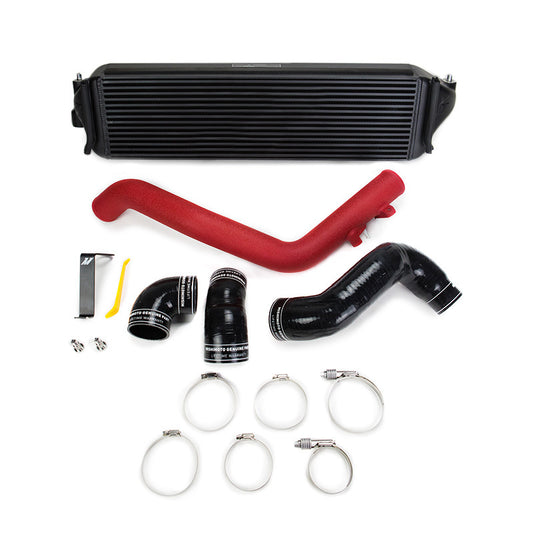 Mishimoto MMINT-CTR-17KBKWRD 2017+ Honda Civic Type R Intercooler Kit - Black Intercooler Red Pipes