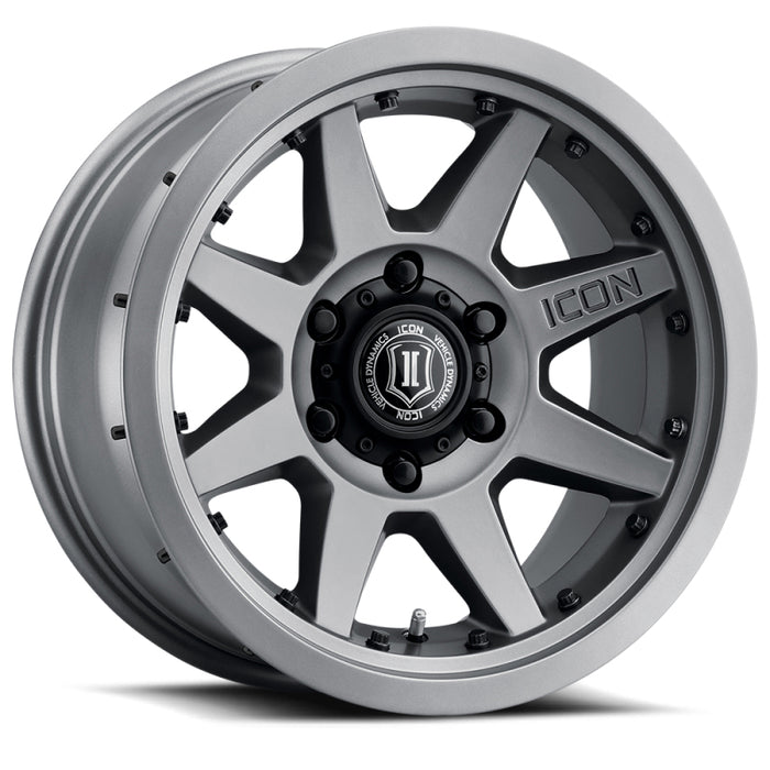 ICON 21817856547TT Rebound Pro 17x8.5 5x4.5 0mm Offset 4.75in BS 71.5mm Bore Titanium Wheel