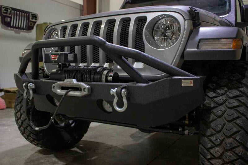 Fishbone Offroad FB22088 2018+ Jeep Wrangler JL Mid-Width Winch Front Bumper
