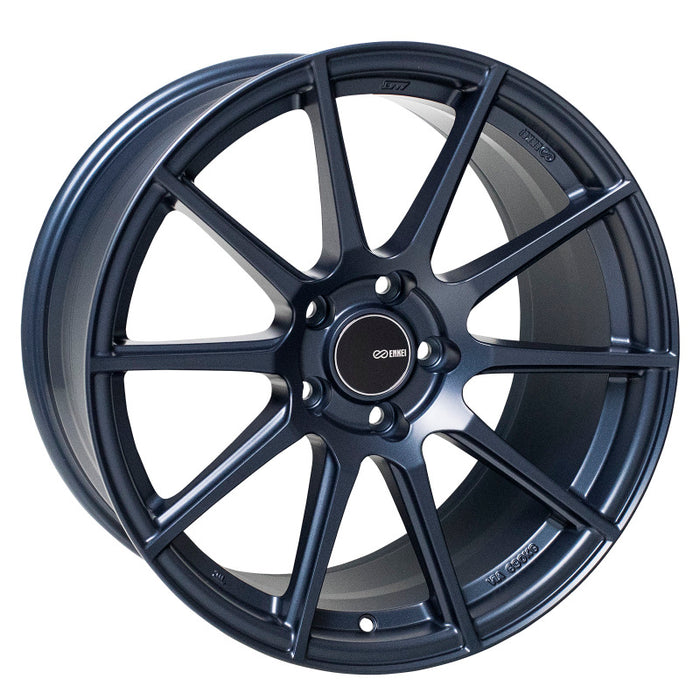 Enkei 499-895-6535MB TS10 18x9.5 35mm Offset 5x114.3 Bolt Pattern 72.6mm Bore Dia Matte Blue Wheel (MOQ 40)
