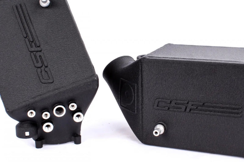 CSF 8109 12-16 BMW M5 (F10) / 12-18 BMW M6 (F06/F12/F13) Twin Charge-Air-Cooler Set - Crinkle Black