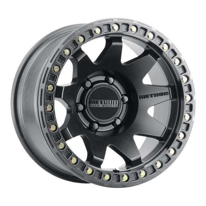 Method Wheels MR10879060544B Method MR108 17x9 -44mm Offset 6x5.5 106.25mm CB Matte Black w/BH-H24125-38 Wheel
