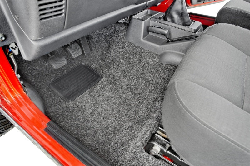 BedRug BTJK11F2 11-16 Jeep JK 2Dr Front 3pc BedTred Floor Kit (Incl Heat Shields)
