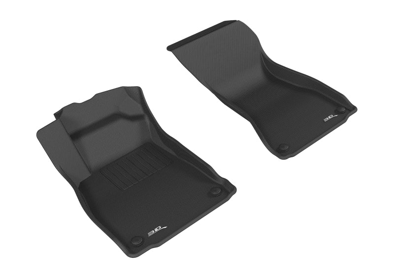 3D MAXpider L1AD04211509 2017-2019 Audi A4/S4/A5/S5 Kagu 1st Row Floormat - Black