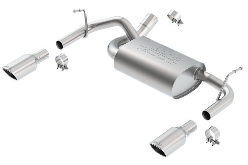 Borla 11834 12-16 Jeep Wrangler 3.6L AT/MT 4WD Single Split Rr Exit Touring Exhaust (rear section only)