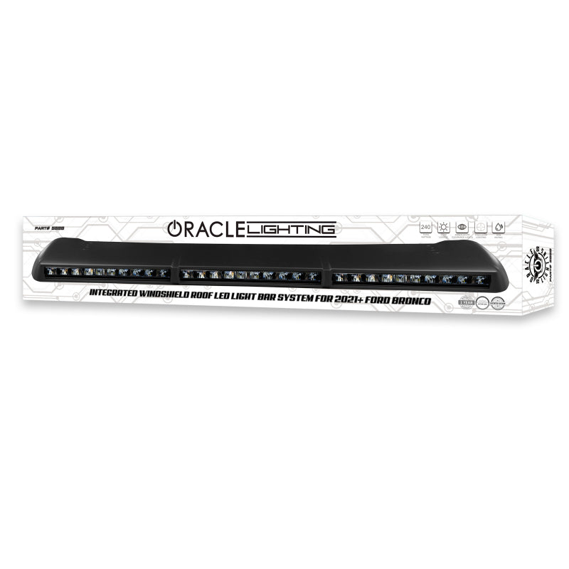 ORACLE Lighting 5888-023 Oracle 2021+ Ford Bronco Integrated Windshield Roof LED Light Bar System