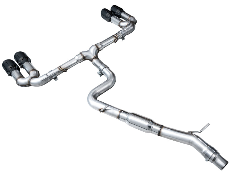 AWE Tuning 3020-43897 AWE 22-24 Audi 8Y S3 Track Edition Exhaust - Diamond Black Tips