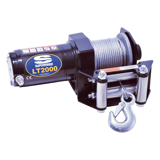 Superwinch 1120210 2000 LBS 12V DC 5/32in x 49ft Steel Rope LT2000 Winch