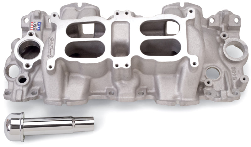 Edelbrock EDE5409 Performer RPM Dual Duad Manifold - Chevy 348-409