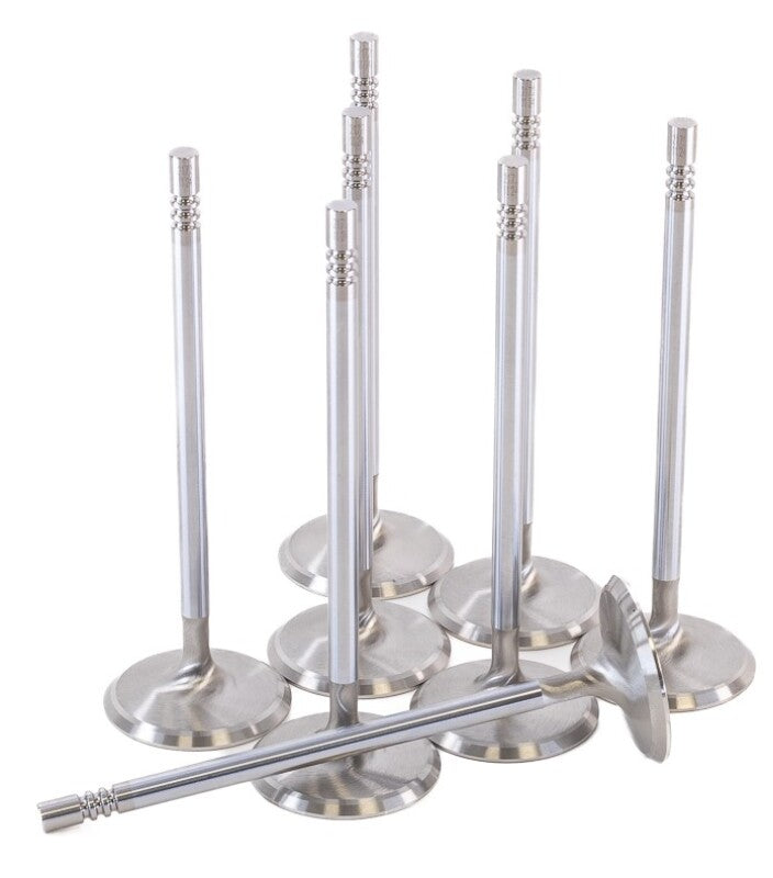 GSC Power Division 2172-8 GSC P-D Ford Voodoo/Predator 38.26mm Head STD 121.13mm Long Chrome Polished Intake Valve - Set of 8